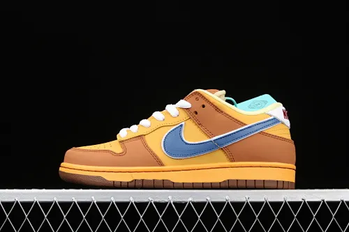 All categories Nk SB Dunk series Nk SB Dunk Low low-top skate shoes J version Nike Dunk Low "Newcastle Brown Ale" TS same style "Yellow Beer" ultra-limited color matching Newcastle low-top skate shoes 313170-741